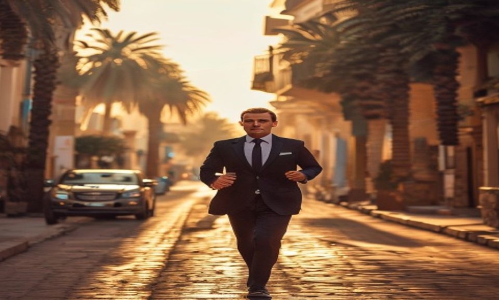 بعيداً عن الرسميات.. ماكرون يخطف الأنظار بالركض في شوارع الإسكندرية